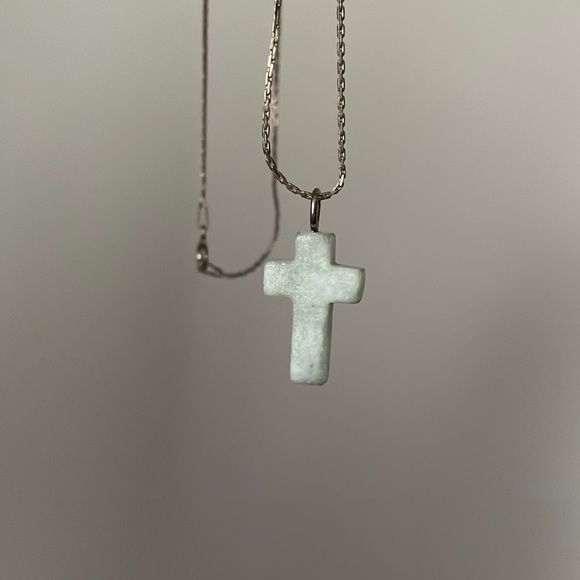 ☀️sold NFS☀️Sterling silver cross necklace - Picture 5 of 5
